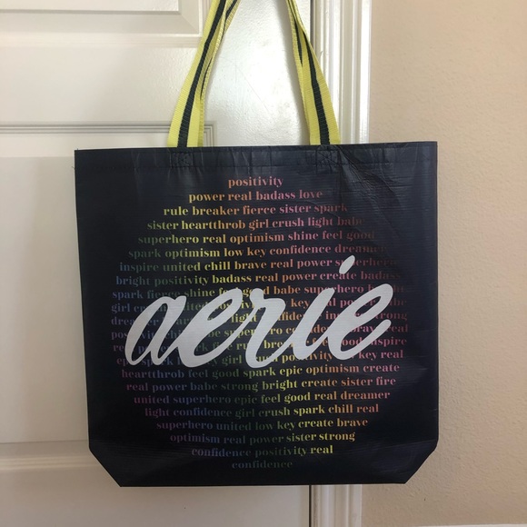 Large Aerie Reusable Shopping Bag - Picture 7 of 8
